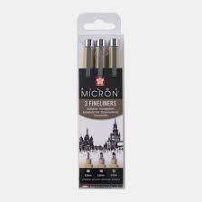 sakura micron fineliner set