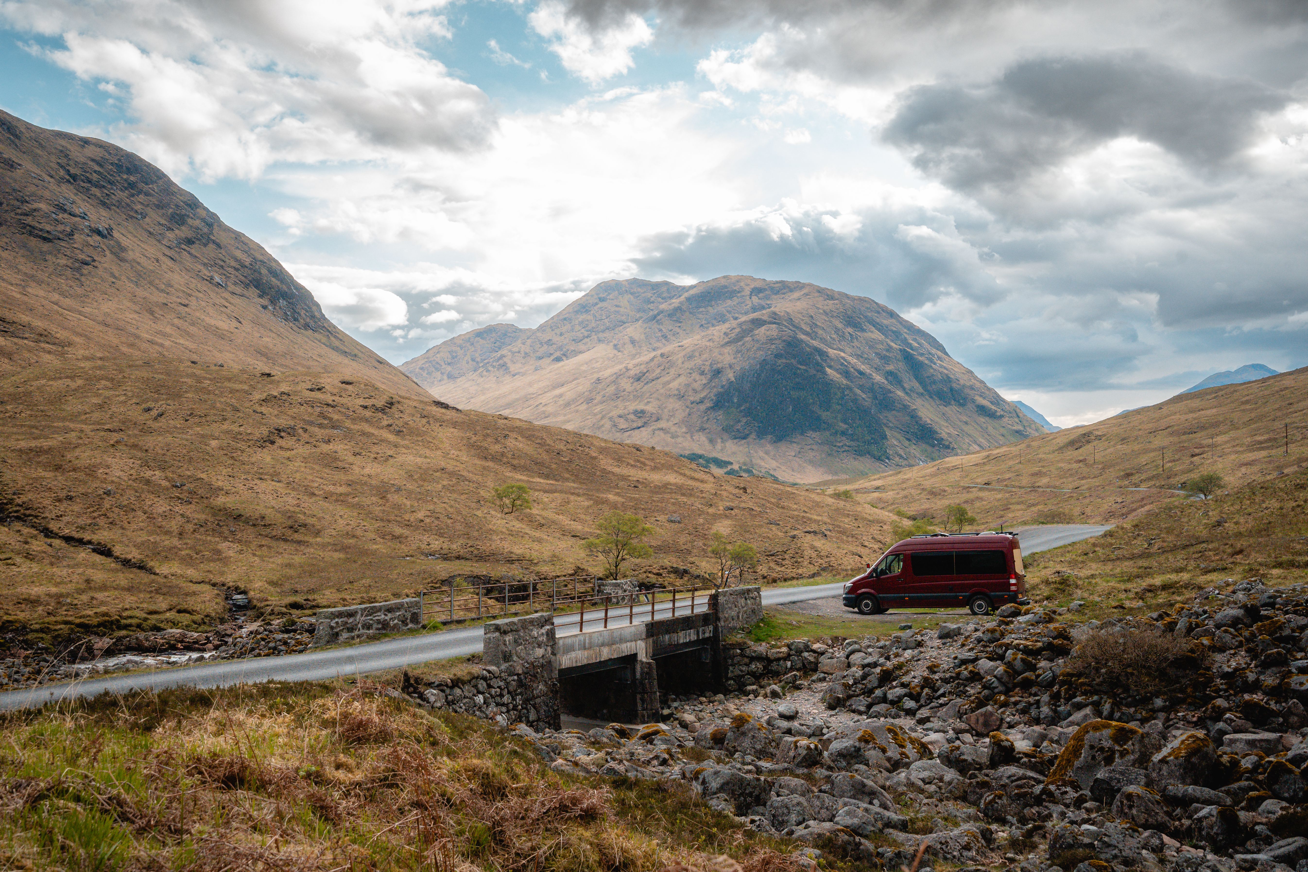 wildkamperen in Schotland